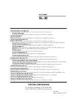 Preview for 45 page of Topcon SL-3E Instruction Manual