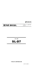 Topcon SL-D7 Repair Manual предпросмотр