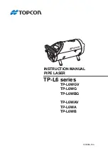 Topcon TP-L6 Series Instruction Manual preview