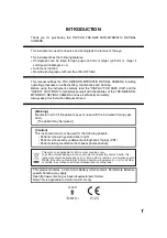 Preview for 3 page of Topcon TRC-NW8 Instruction Manual