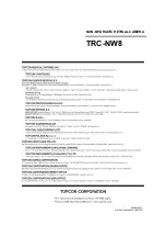 Preview for 88 page of Topcon TRC-NW8 Instruction Manual