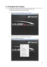 Preview for 221 page of Topcon UA-10 Series Instruction Manual