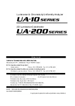 Preview for 534 page of Topcon UA-10 Series Instruction Manual