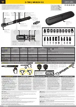 Preview for 1 page of Topeak D-TORQ WRENCH DX User Manual