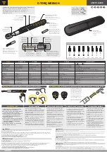 Topeak D-TORQ WRENCH User Manual preview