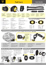 Предварительный просмотр 1 страницы Topeak Tail Lux User Manual