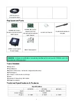 Предварительный просмотр 9 страницы Topens A3132 User Manual