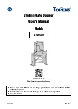 Topens CK2600 User Manual preview