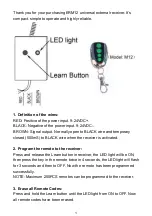 Preview for 2 page of Topens ERM12 User Manual