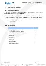 Preview for 12 page of Topex VoiBRIDGE Installation Manual