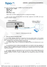 Preview for 20 page of Topex VoiBRIDGE Installation Manual