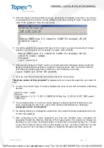 Preview for 30 page of Topex VoiBRIDGE Installation Manual