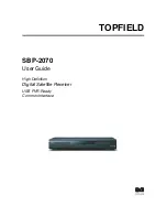 Topfield SBP-2070 User Manual предпросмотр