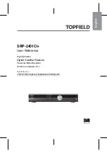 Topfield SRP-2401CIplus User Reference preview