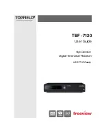 Preview for 1 page of Topfield TBF - 7120 User Manual