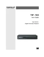 Topfield TBF - 7200 User Manual preview