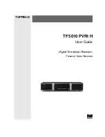 Topfield TF 5010 PVRt H User Manual предпросмотр