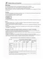 Preview for 3 page of Topfield TF-G9600 User Manual