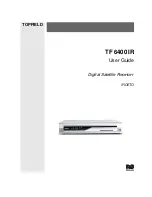 Topfield TF6400IR User Manual preview