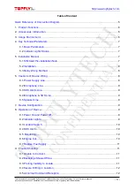 Preview for 3 page of TopflyTech T8806 User Manual & Operation Command