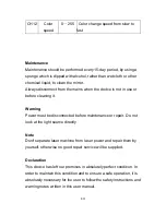 Preview for 13 page of TOPIC-LIGHT DP1RGB User Manual