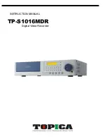 Preview for 1 page of Topica TP-S1016MDR Instruction Manual