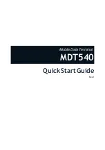 Topicon MDT540 Quick Start Manual preview