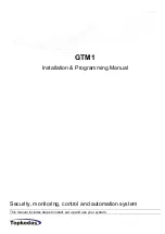 Предварительный просмотр 1 страницы Topkodas GTM1 Installation & Programming Manual