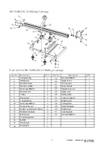 Preview for 16 page of TOPMAQ MJ10-SB250 Assembly And Operating Instructions Manual