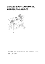 TOPMAQ MM3156 Owner'S Operating Manual preview