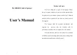 TOPMAQ SX-MD18E User Manual preview