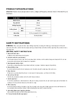 Preview for 3 page of TOPMAQ WWBA1650 Series Operator'S Manual