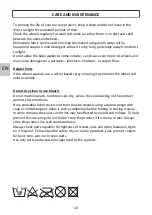 Preview for 10 page of topmark JEAN Instructions For Use Manual