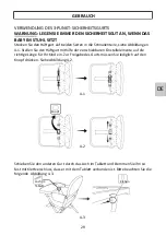 Предварительный просмотр 29 страницы topmark LUCKY T6065 Instructions For Use Manual