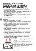 Preview for 22 page of topmark MAX T6075 Instructions For Use Manual