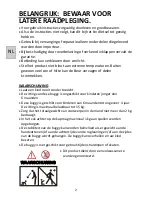 Preview for 2 page of topmark T7016 Instructions For Use Manual