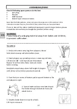 Preview for 12 page of topmark T7039 Instructions For Use Manual