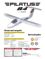 Topmodel PILATUS B4 Manual preview