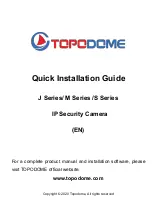 Preview for 1 page of Topodome J Series Quick Installation Manual