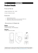 Предварительный просмотр 3 страницы Topology SW102 Manual