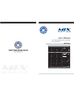 Topp Music Gear MX1642 User Manual preview