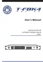 Предварительный просмотр 1 страницы Topp Music Gear T-FBK4 Series User Manual