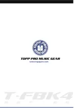 Предварительный просмотр 14 страницы Topp Music Gear T-FBK4 Series User Manual