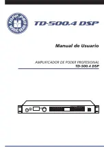 Предварительный просмотр 16 страницы Topp Music Gear TD-500.4 DSP User Manual