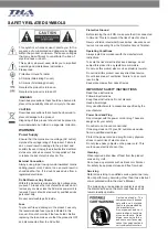 Preview for 2 page of Topp Music Gear THA Series User Manual