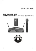 Topp Music Gear TMW-8000P User Manual preview