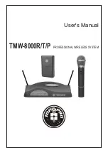 Preview for 1 page of Topp Music Gear TMW-8000P User Manual