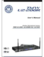 Topp Music Gear TMW U2-200BP-A-B User Manual preview