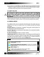 Preview for 14 page of TOPP ACK4 Installation And Use Instructions Manual