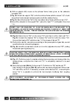 Предварительный просмотр 18 страницы TOPP ACK5 Installation And Use Instructions And Warnings